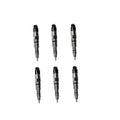 6pcs 0445120178 Diesel Common Rail Fuel Injector for JAMZ