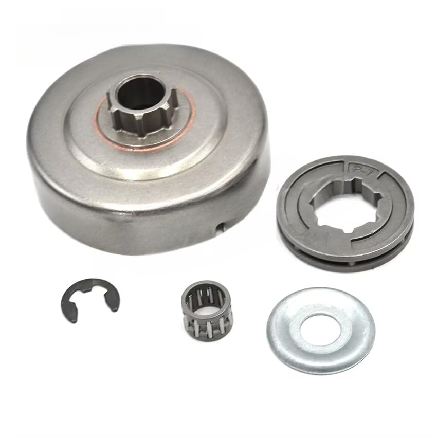 2pcs Clutch Cover Washer 325 7T with Sprocket Needle Cage Bearing Kit  Fits for MS180 MS170 018 017 MS250 025 MS230 Chainaw Replace parts