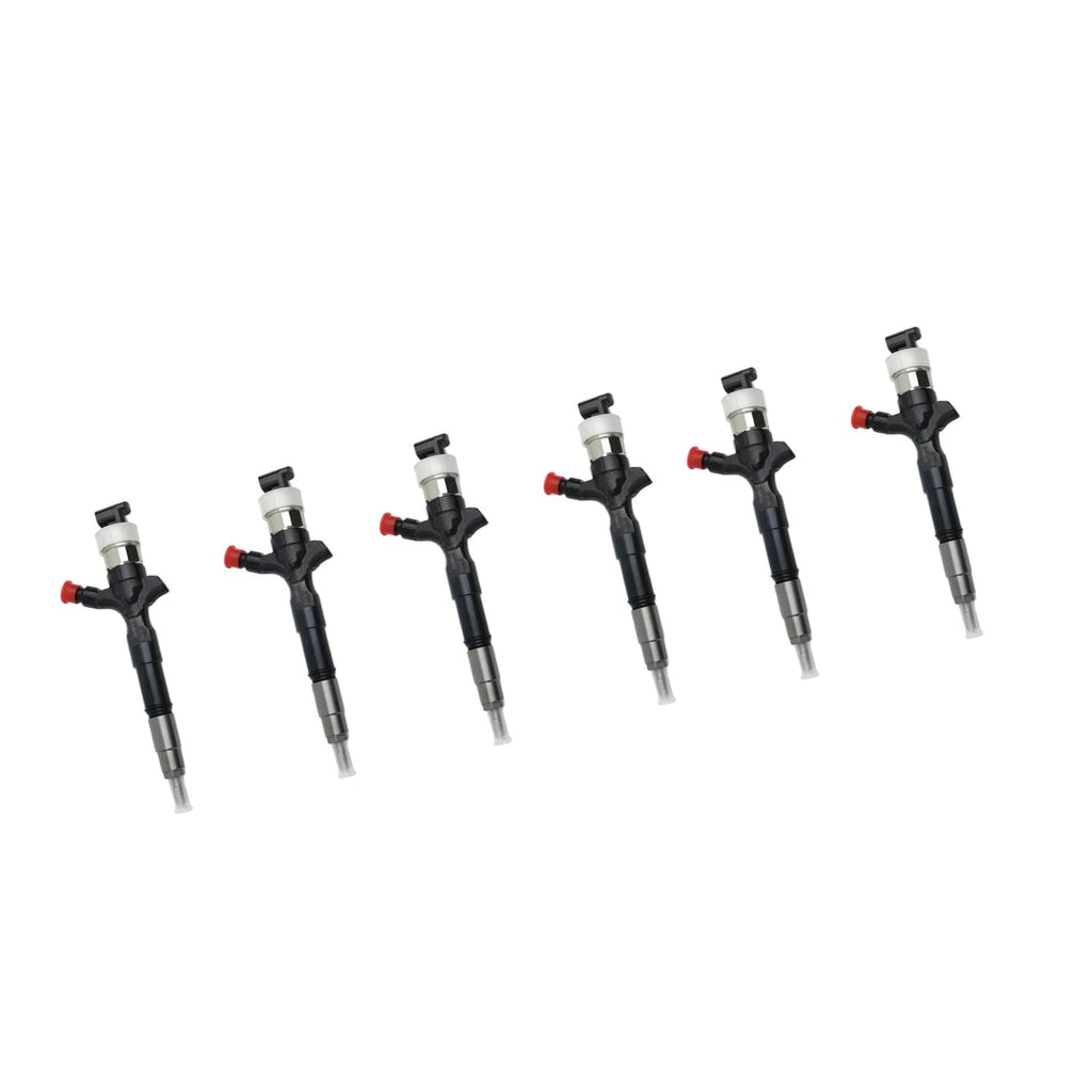 6pcs 095000-7720 23670-30320 23670-30310 23670-30180 CR Fuel Injector Fits for Denso Toyota 1KD 1KD-FTV 3.0L D-4D Euro 3 Engine Land Cruiser Prado J120 2004-2006