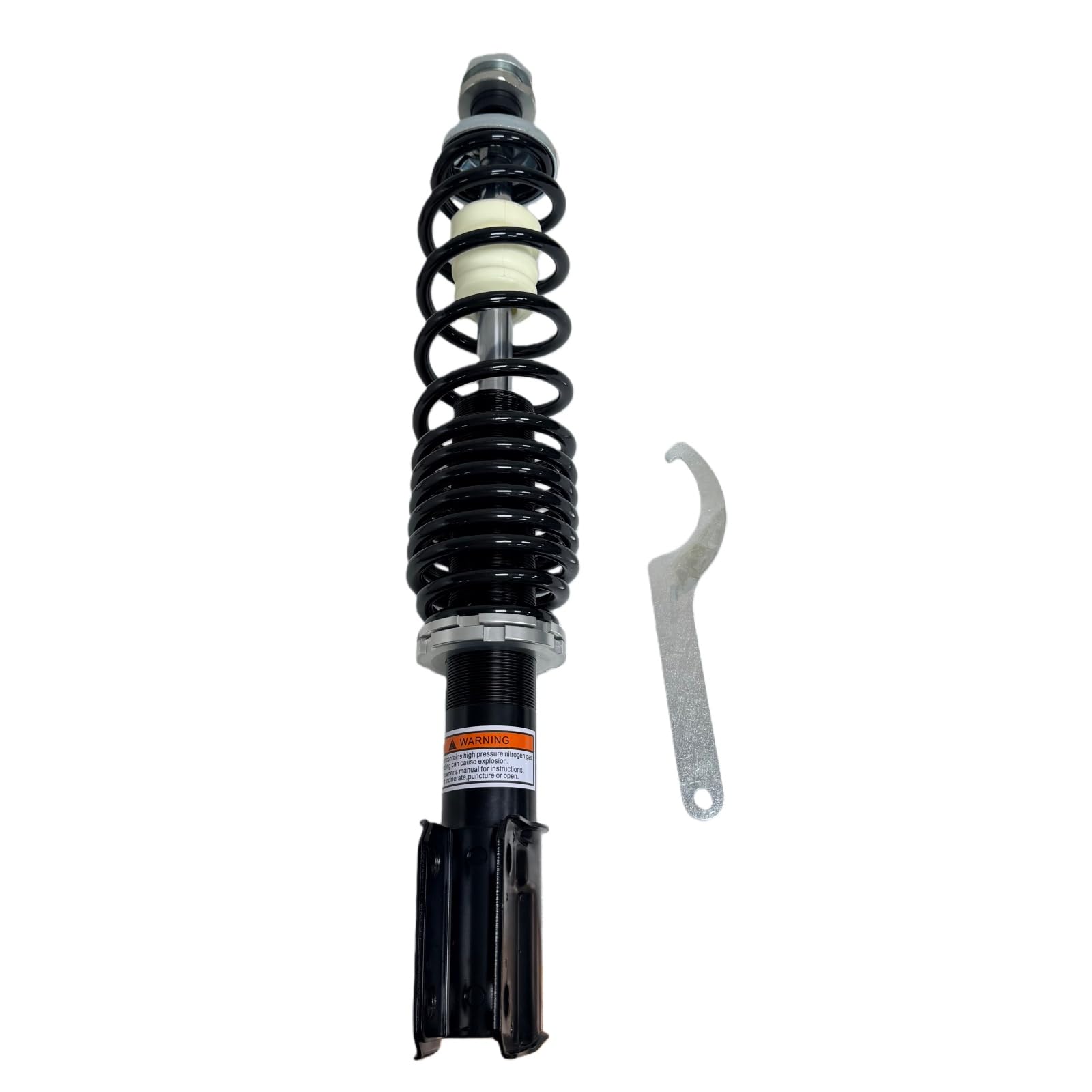 2pcs 706200661 Front Left Right Shocks Absorber Monotube Shocks Set Compatible with 2007 2008 2009 Can-Am Outlander 500 MAX 500 Gas-Powered Dual-Rate Black Springs ATV
