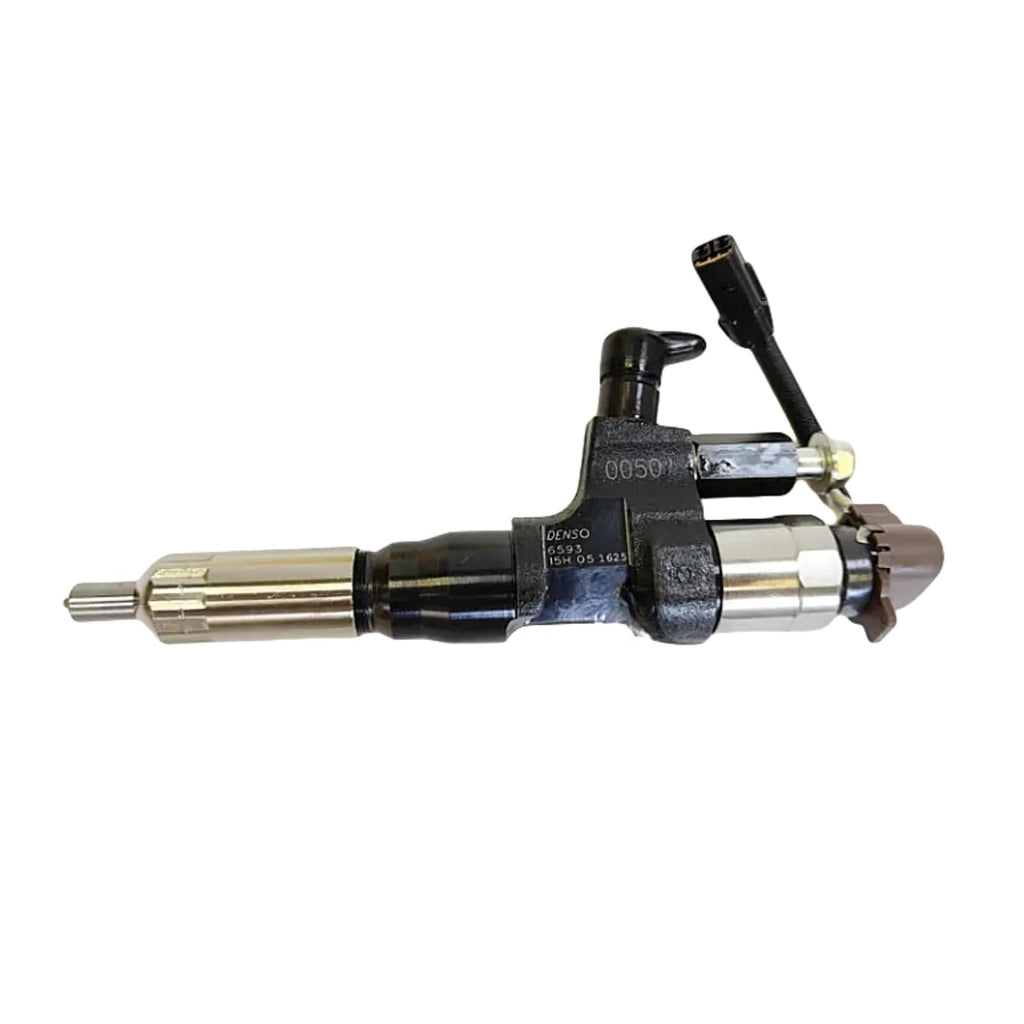 6pcs 095000-6593 0950006593 Fuel Injector Fits for Denso Hino J08E 7.7d Engine 500 Series Kobelco SK200-8 SK210-8 SK250-8 SK330-8 SK350-8 Excavator