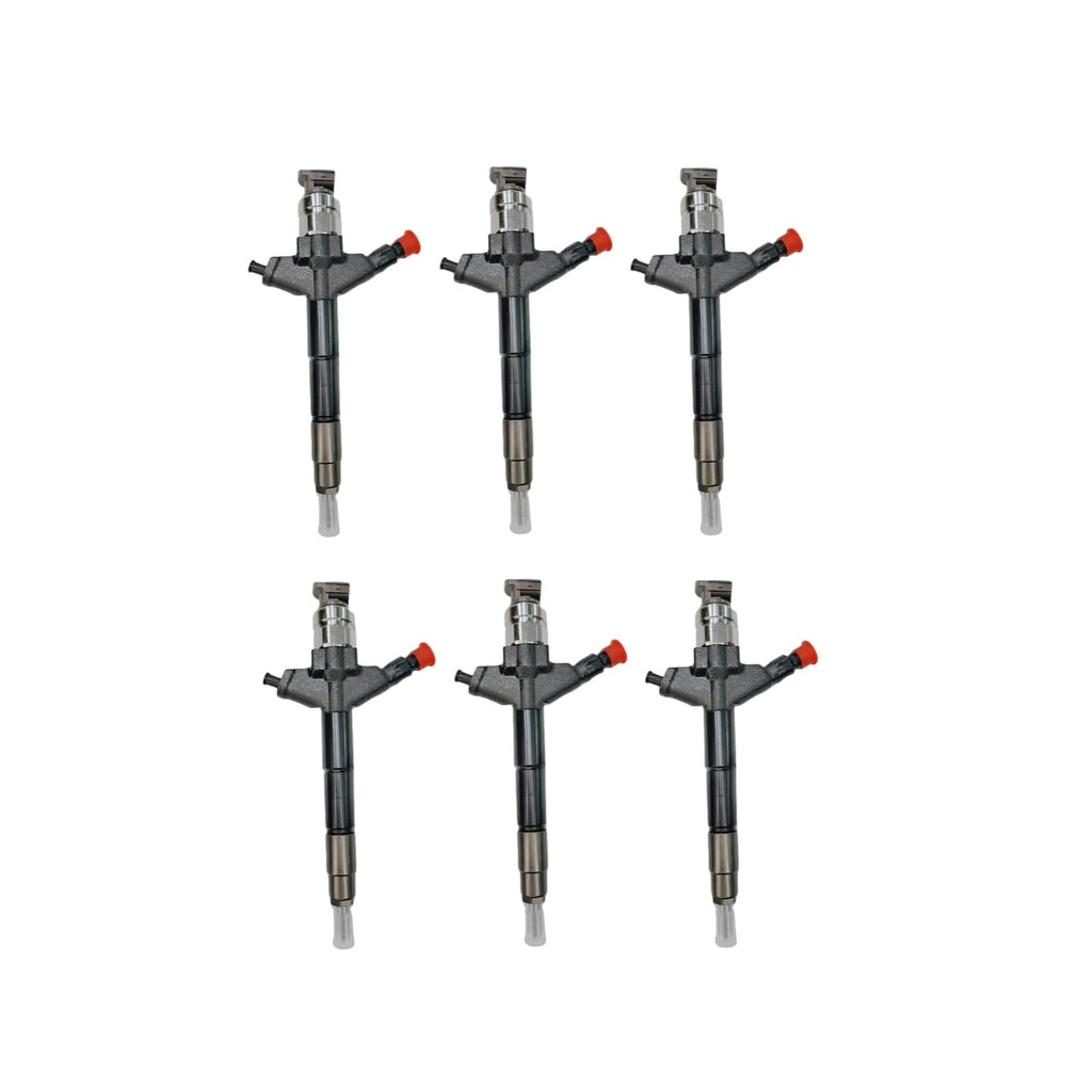 6pcs 295050-1060 16600-3XN0A 166003XN0A Common Rail Diesel Fuel Injector Fits for Navara YD25 D22 D23 D40 2.5L Engine