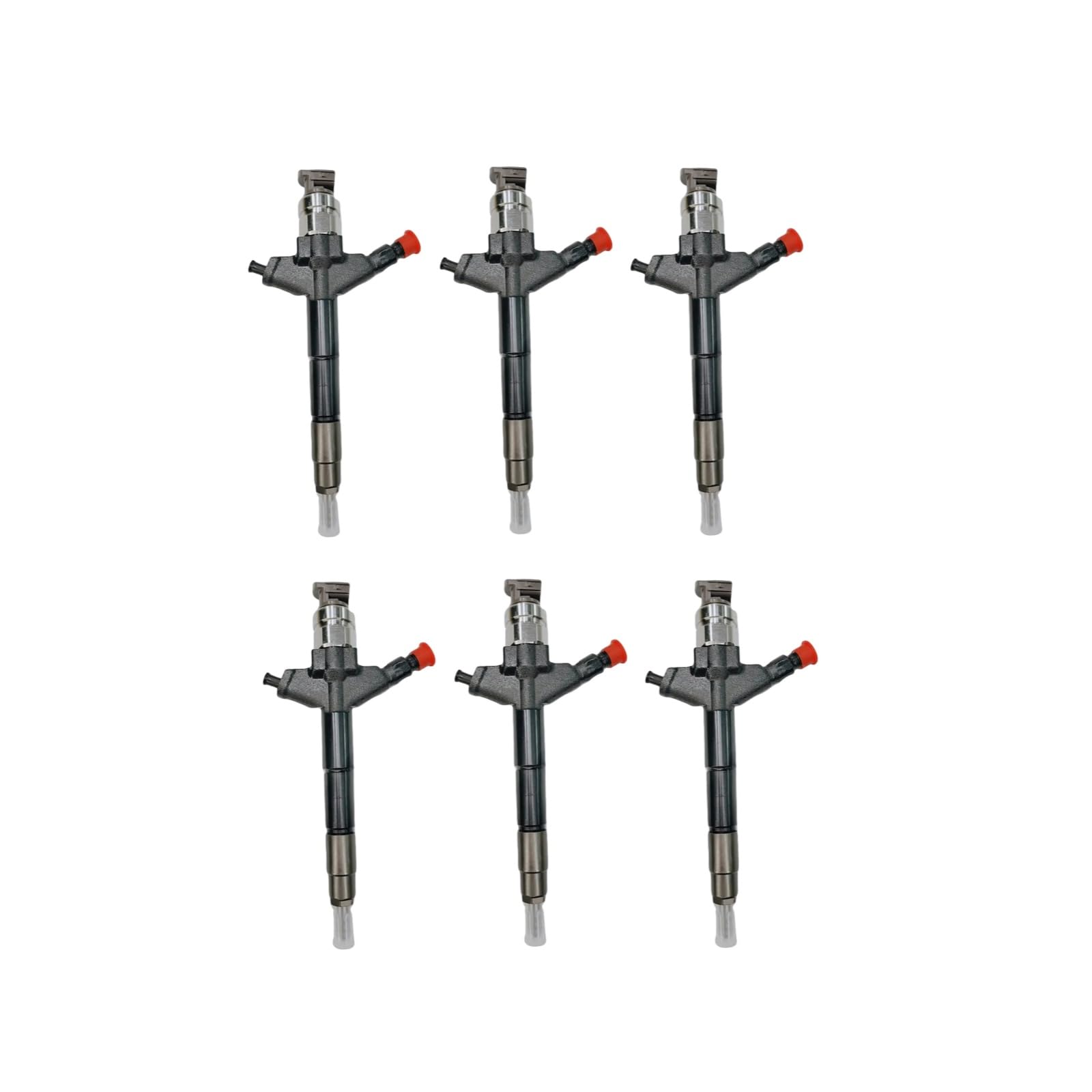 6pcs 295050-1050 16600-5X30A Diesel Fuel Injector Fits for NP300 Navara 2.5L Engine YD25DDTi DCi D5 D22 D40 Euro 5