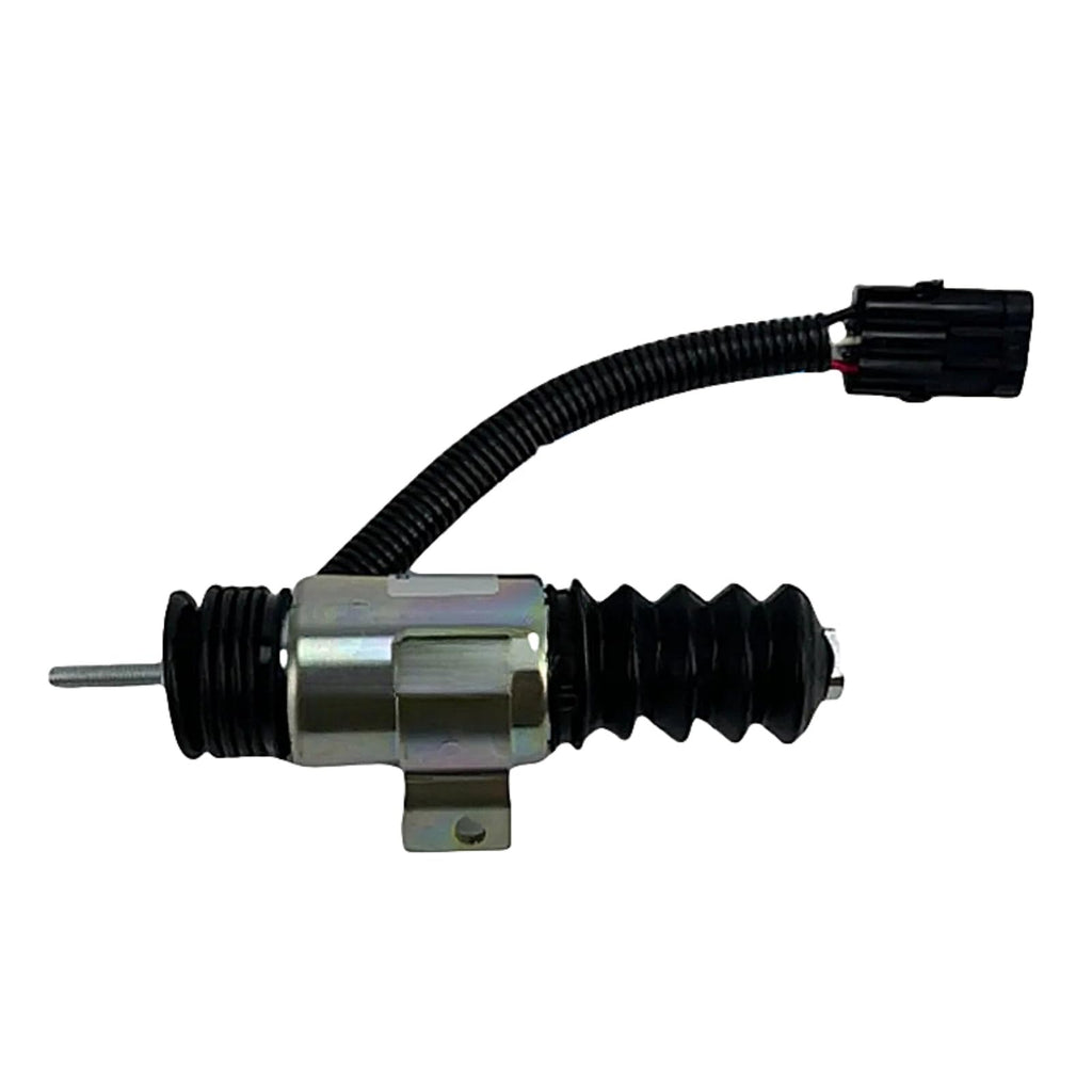 Fuel Shutoff Solenoid 24V 420-35448 42035448 Compatible with John Deere F911 F925 F932 F935