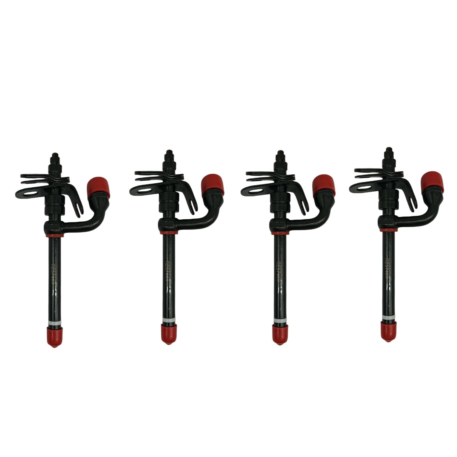 4Pcs Fuel Injector RE57469 RE60062 32262 Compatible with Tractor 4045 5045D 5045E 5055D 5055E 5065E 5075E 5103 5203 5210 5303 5310 Skid Steer Loader 260 280 Forklift 485E