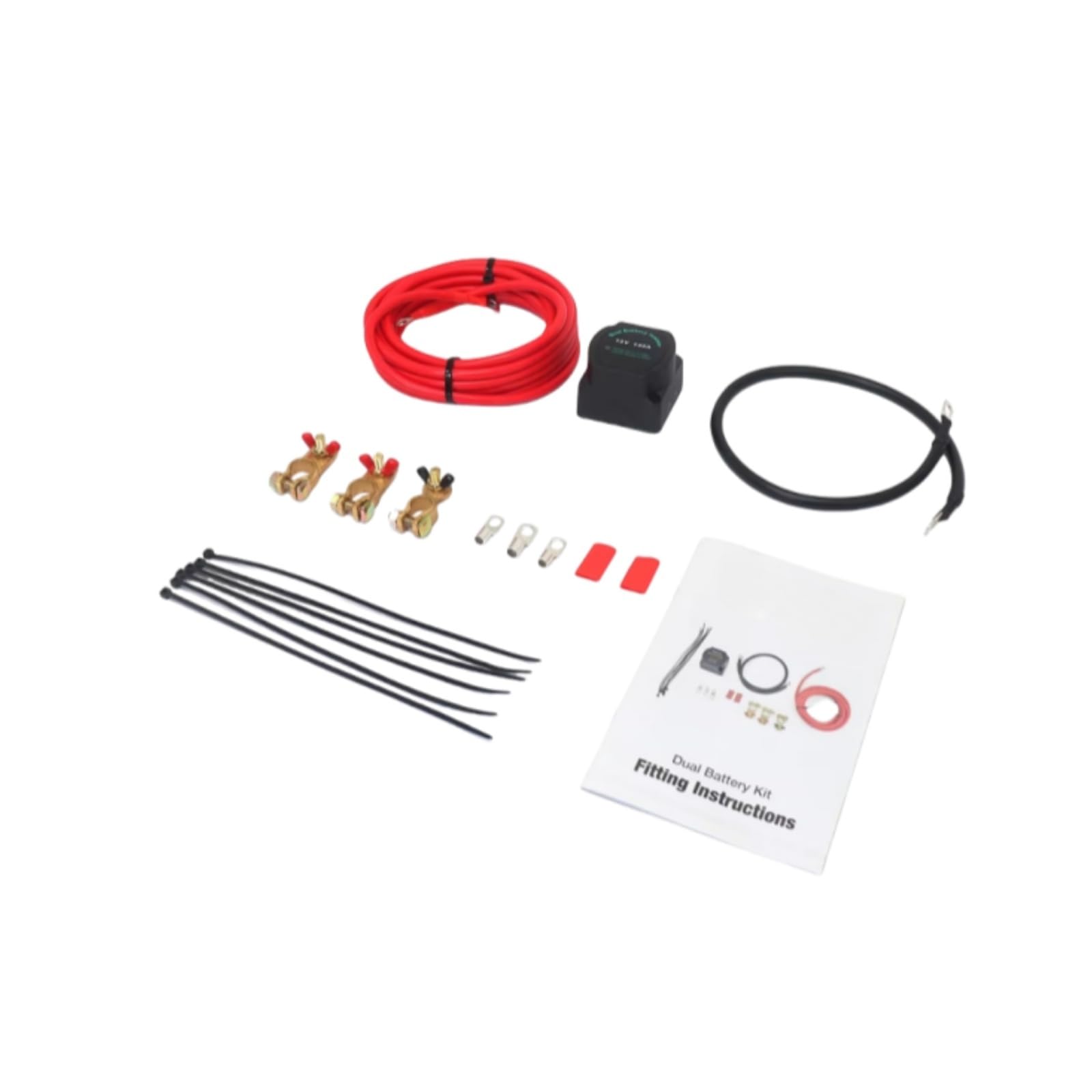 ISO-PRO140 12V 140 Amp Dual-battery Isolator Voltage Sensitive Relay Professional Kit Fits for ATV UTV Truck RV Replace parts