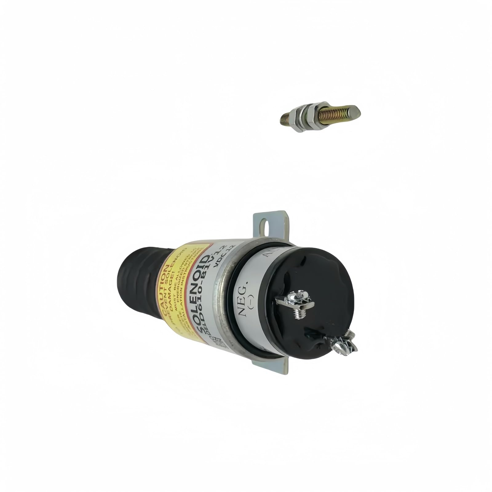 Dual Coil Pull Solenoid D610-B1V12 D610B1V12 Compatible with Kubota D905 Engine 12V
