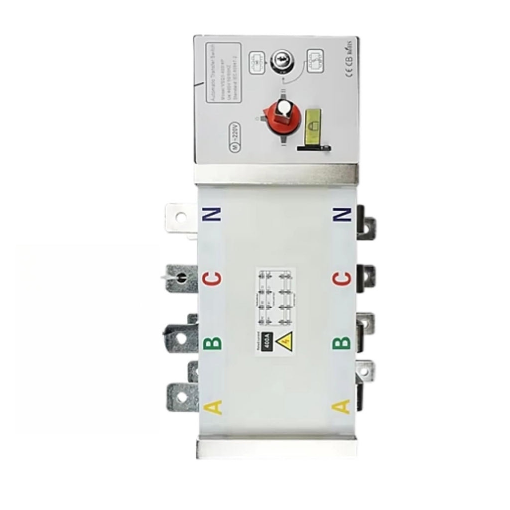 ATS 400A 4P Dual Power Automatic Changeover Switch Fits for Generator Replace parts