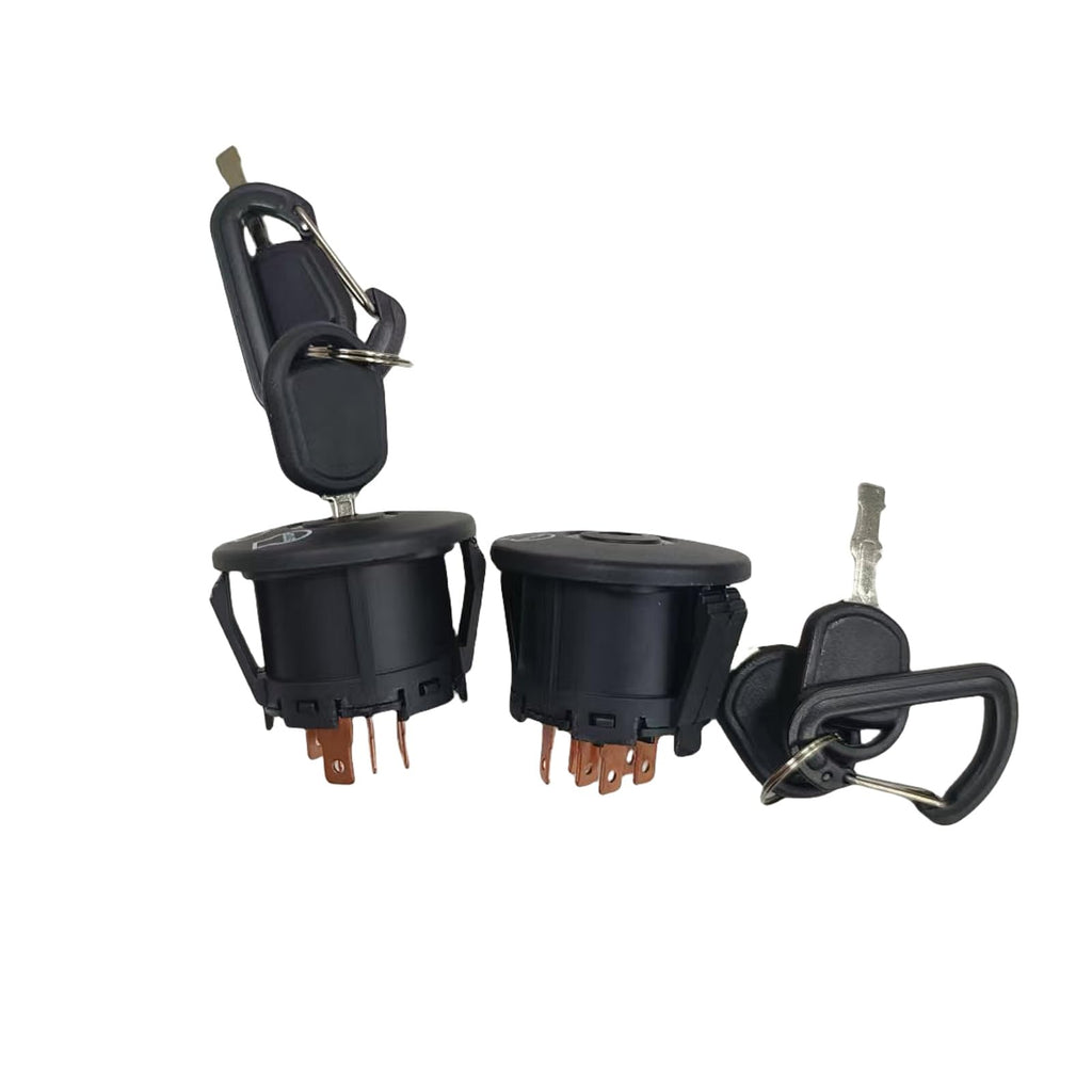 583068901 2PCS Ignition Switch with 2 Keys Fits for John Deere 155C L100 L105 L107 L110 L120 G110 Fits for Hus YTH1542XP YTH1848XP Replace parts