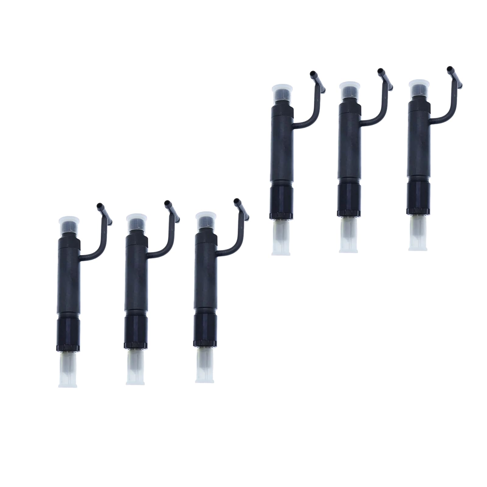 6pcs Fuel Injector AM875411 Fits for John Deere 25 30 Excavator 570 675 Skid Steer Loader