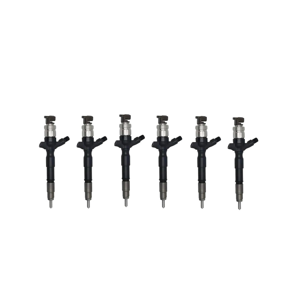 6pcs Fuel Injector 23670-39285 2367039285 Fits for Toyota Hiace Hilux 1KD-FTV 2KD-FTV D-4D 3.0L Engine