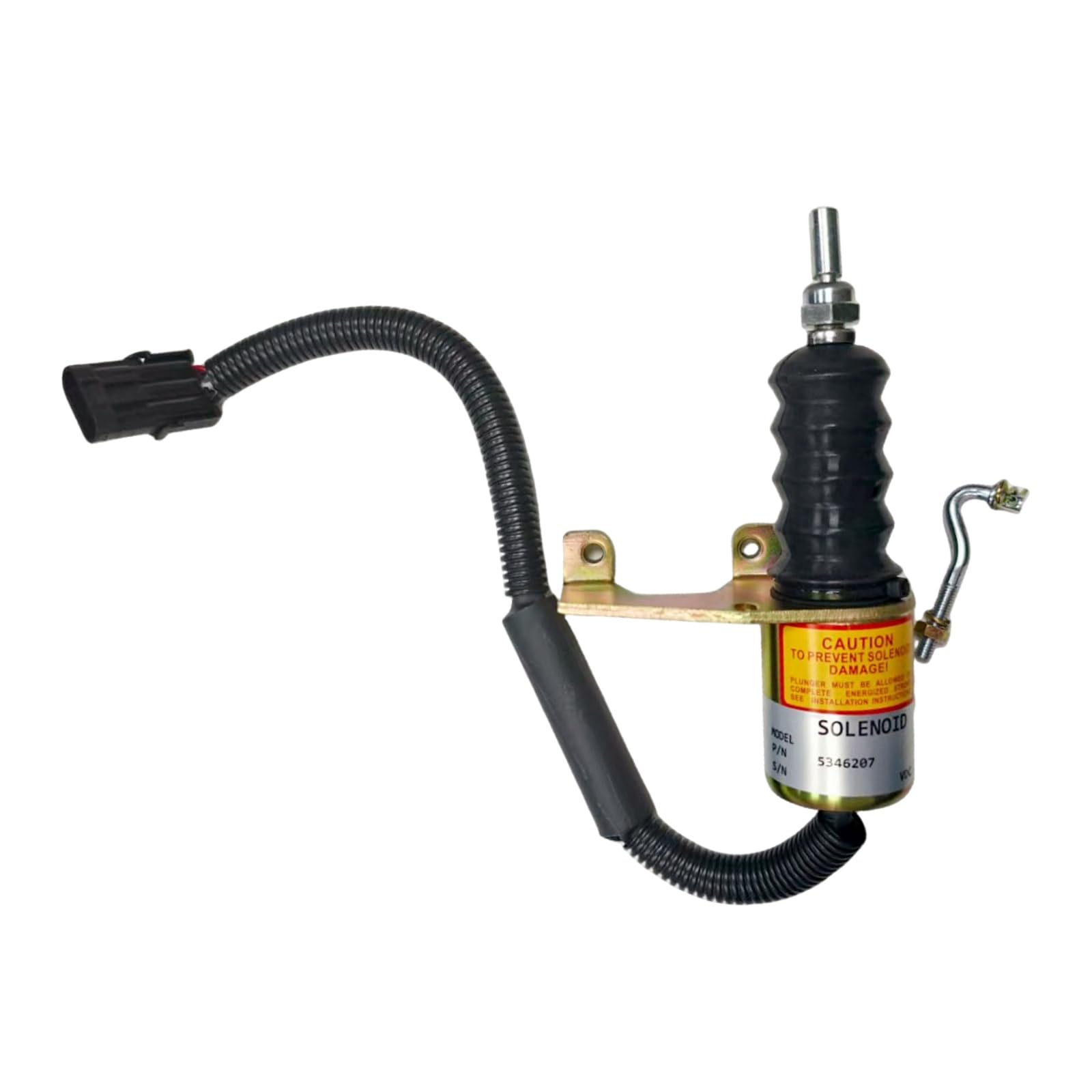 5346207 Fuel Shut Off Valve Solenoid Fits for Cummins Diesel Engine 6CT 24VDC Replace parts