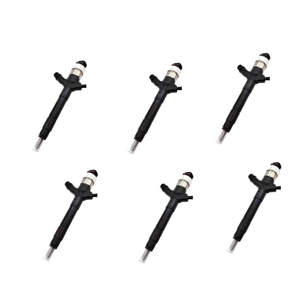 6PCS 095000-5600 1465A041 Common Rail Injector for DENSO 5600 Mitsubishi L200 4D56 Euro4 Replace OE 095000-5601, 095000-5602