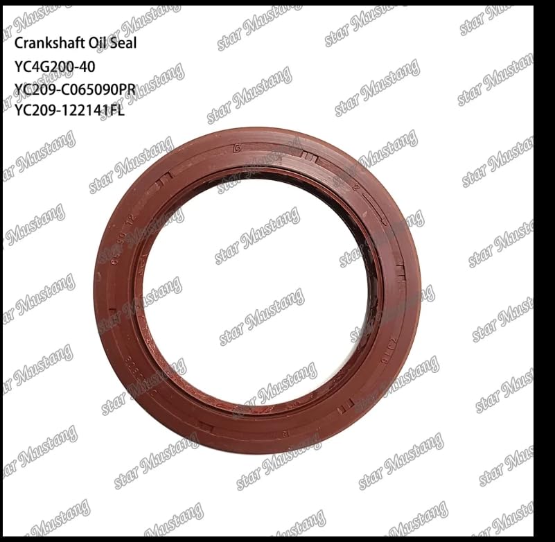 2PCS YC4G200-40 YC209-C065090PR YC209-122141FL Crankshaft Oil Seal Fits for China Engine Engine Parts Replace parts