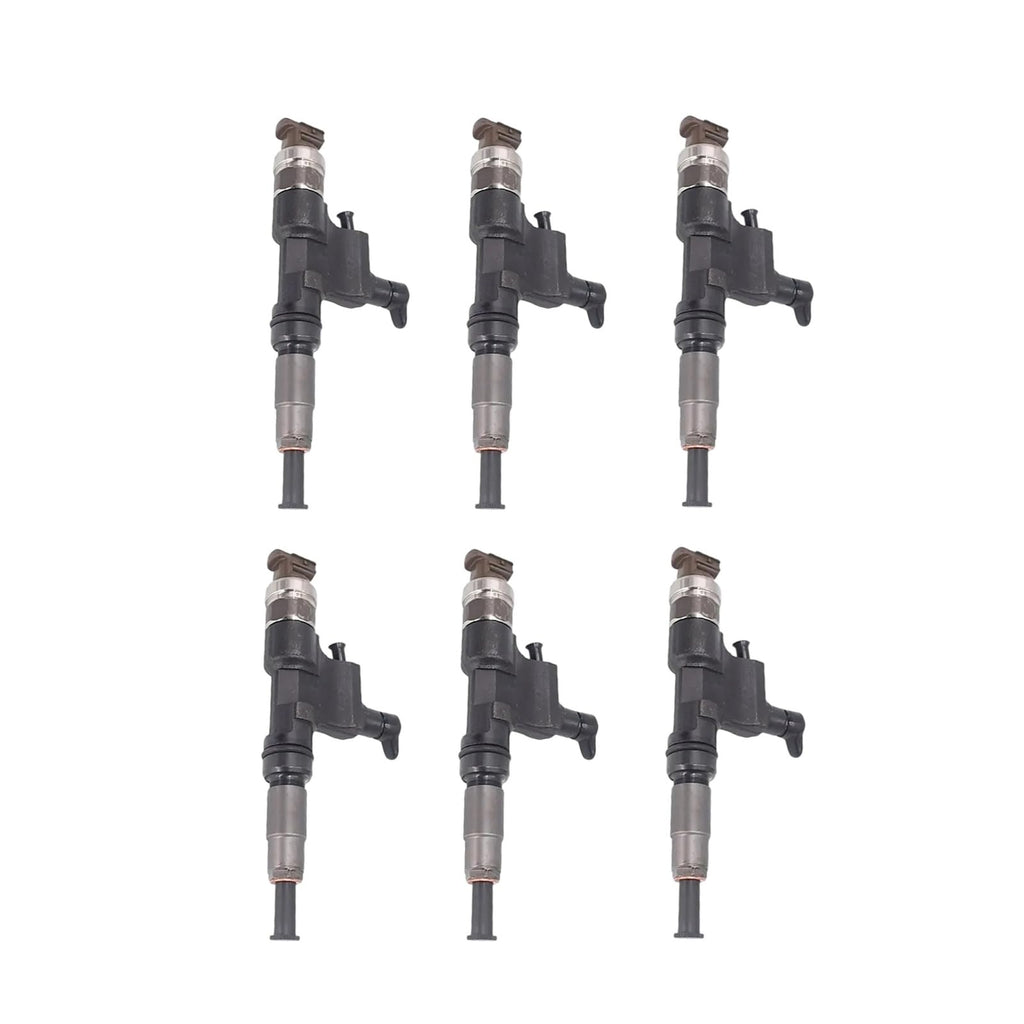 6PCS 095000-5322 Fuel Injector Nozzle Assy Fits for Hino Dutro N04C Diesel Engine Common Rail Injector