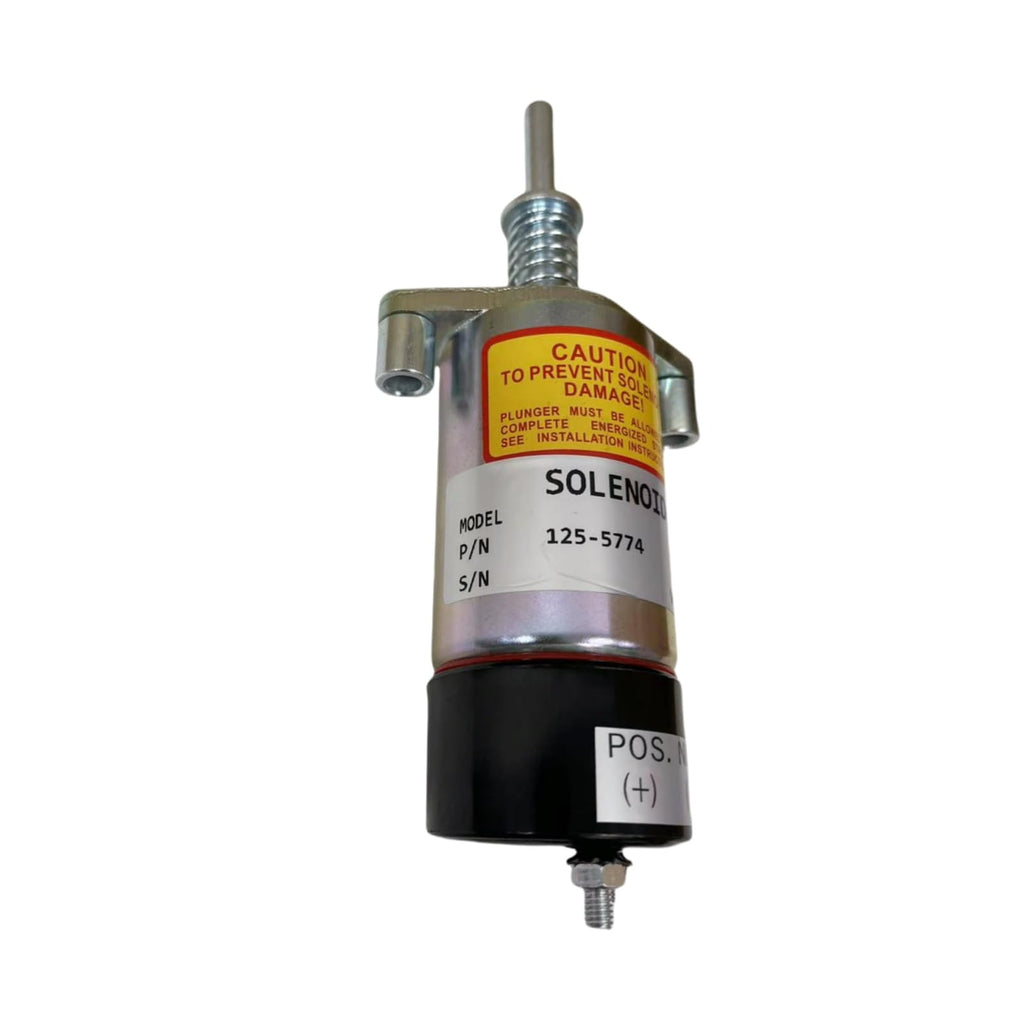 125-5774 1255774 Fuel Shutoff Solenoid Valve 24V Fits for Caterpillar CAT 3304 3304B 3306 3306B 3306C 3406B 3406C Engine