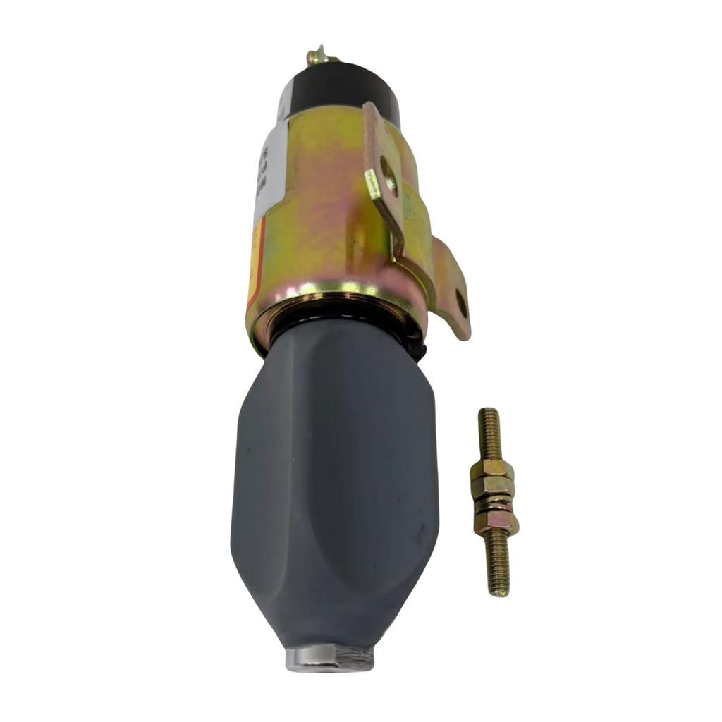 600-815-9260 600-815-9261 Fuel Shutoff Solenoid Fits for Komatsu S4D95LE S6D102E SAA4D102E SAA4D95LE SAA6D102E Engine WA150 WA200 WA250 WA320 Wheel Loader 6008159260 6008159261