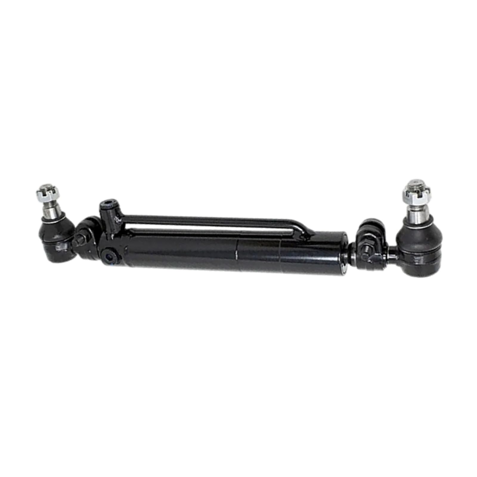 2pcs D128454 D84800 234447A1 Power Steering Cylinder with Castle Nuts Fits for Case Backhoe Loaders 480B 480C 480D 480E 480F 480LL 580C 580D 580SD 580SE 584D 584E 585D 585E 586D 586E Replace parts