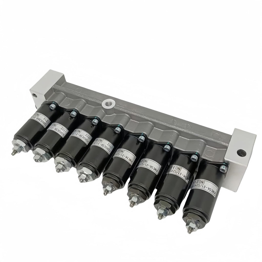 Solenoid Valve Assembly YN35V00047F1 YN35V00047F2 87338533 Compatible with Kobelco Excavator SK210DLC-8 SK215SRLC SK235SR-2 SK235SR-1E SK485-8 SK210-8 ED195-8 KWE5K-31