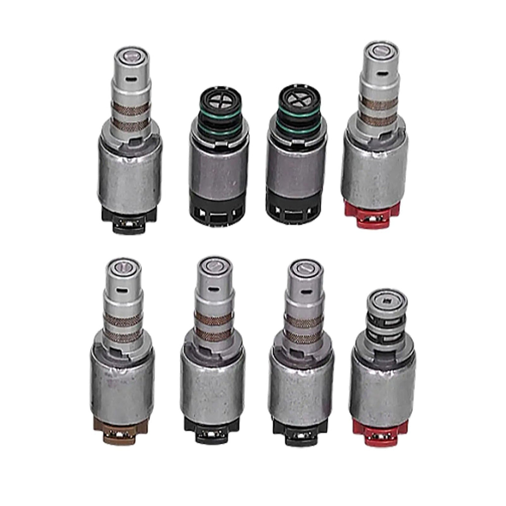 8PCS Transmission Solenoids A6MF1/2 A6LF1/2/3 Automatic Transmission Solenoid Kit 6 Speed Repalcement Fits for Elantra Grandeur Sonata Verna Veracruz Forte Optima Sorento Soul Lotze