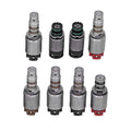 8PCS Transmission Solenoids A6MF1/2 A6LF1/2/3 Automatic Transmission Solenoid Kit 6 Speed Repalcement Fits for Elantra Grandeur Sonata Verna Veracruz Forte Optima Sorento Soul Lotze