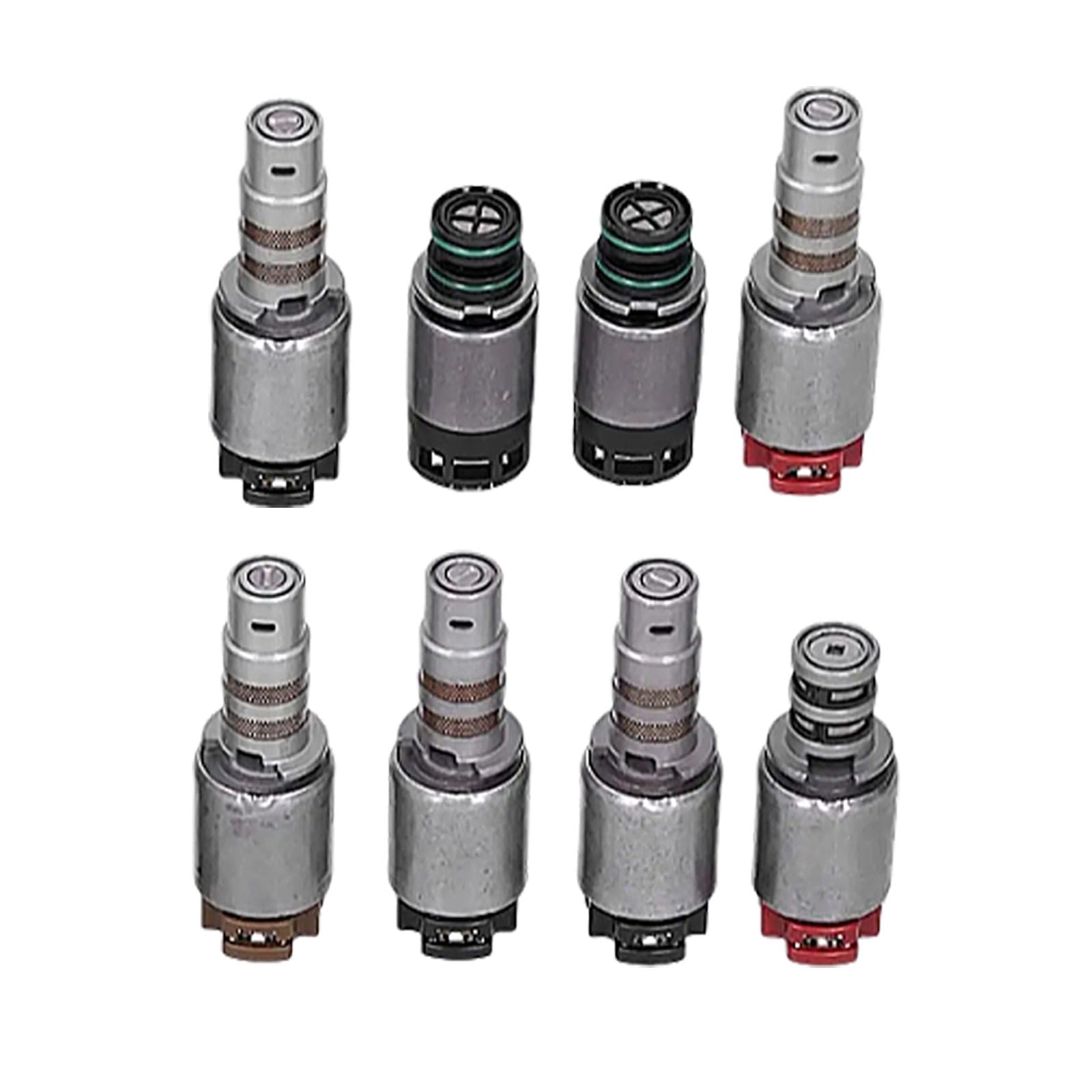 8PCS Transmission Solenoids A6MF1/2 A6LF1/2/3 Automatic Transmission Solenoid Kit 6 Speed Repalcement Fits for Elantra Grandeur Sonata Verna Veracruz Forte Optima Sorento Soul Lotze