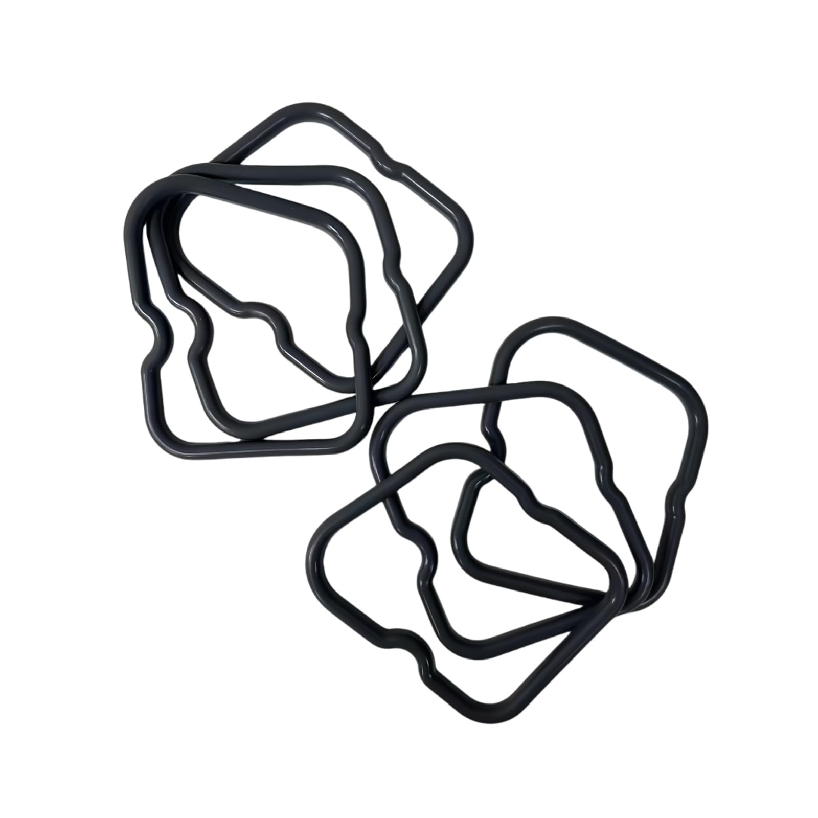 6PCS Valve Cover Gasket Set 3930906 3902666 Compatible for Cummins 4BT 3.9L 6BT 5.9L Engine 12V