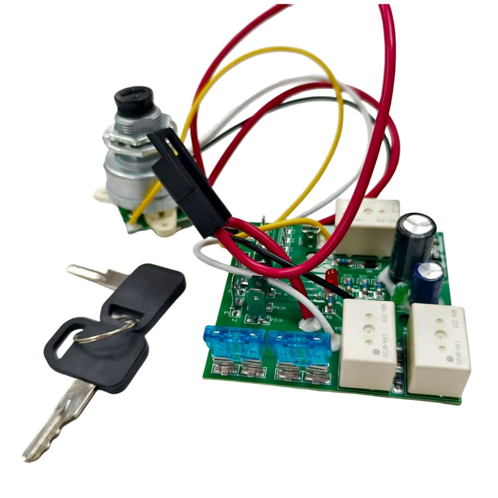 Ignition Switch Module with Keys  AM127824 AM132500 AM128754 AM130341 Fits for John Deere LX255 GT245 LX277 GT235 GX255 345 Replace parts