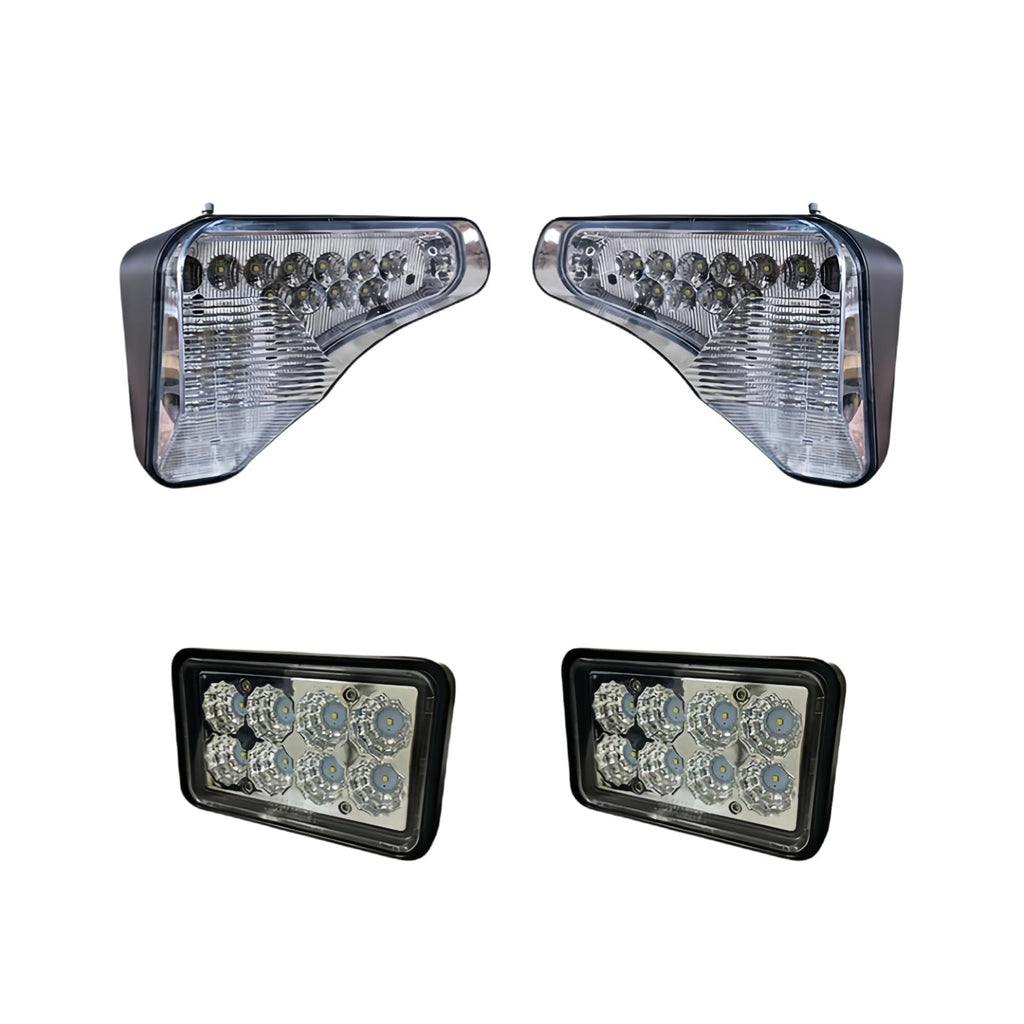 7251341 7138040 Front + Rear Complete LED Light Kit Fits for Bobcat Loader A770 S450 S510 S530 S550 S570 S590 S595 S630 S650 S740 S750 Replace parts