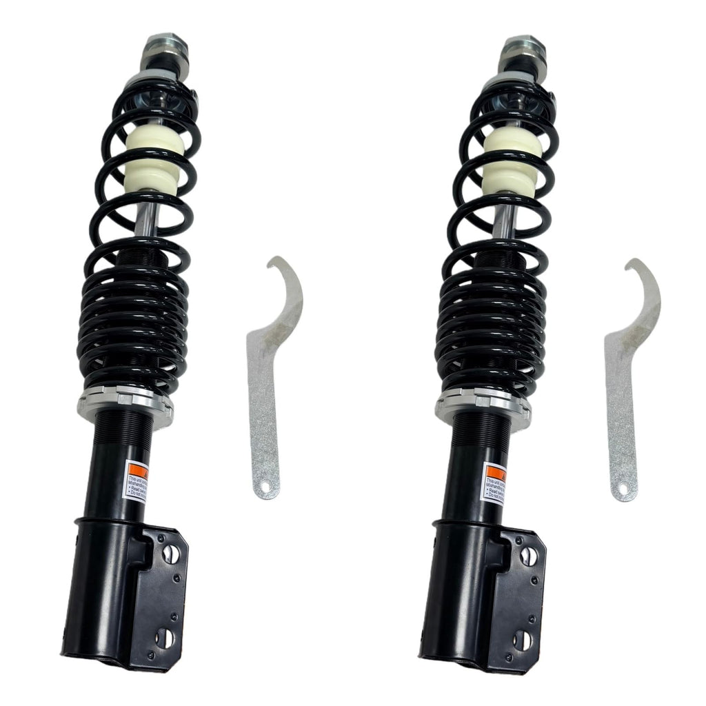 2pcs 706200661 Front Left Right Shocks Absorber Monotube Shocks Set Compatible with 2007 2008 2009 Can-Am Outlander 500 MAX 500 Gas-Powered Dual-Rate Black Springs ATV