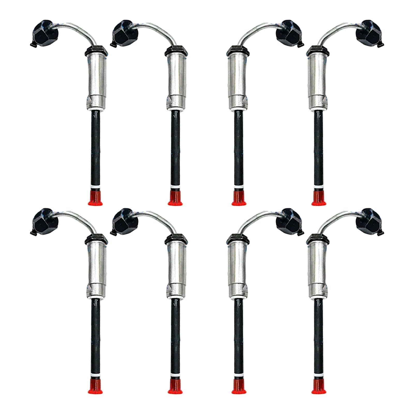 0R3420 4W-7016 8PCS Fuel Injector Pencil Nozzle Fits for Caterpillar Cat Engine 3208 Wheel Tractor 613C PS-500 Pr-1000