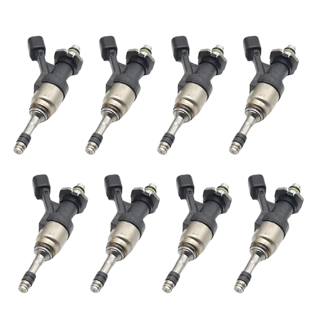 Sgaorcpas 8Pcs New Fuel Injector 12668393 Compatible with 2015-2018 Cadillac Escalade, GMC Yukon XL 6.2L V8, 2014-2018 GMC Sierra 1500 6.2L V8, 2014-2018 Chevrolet Corvette