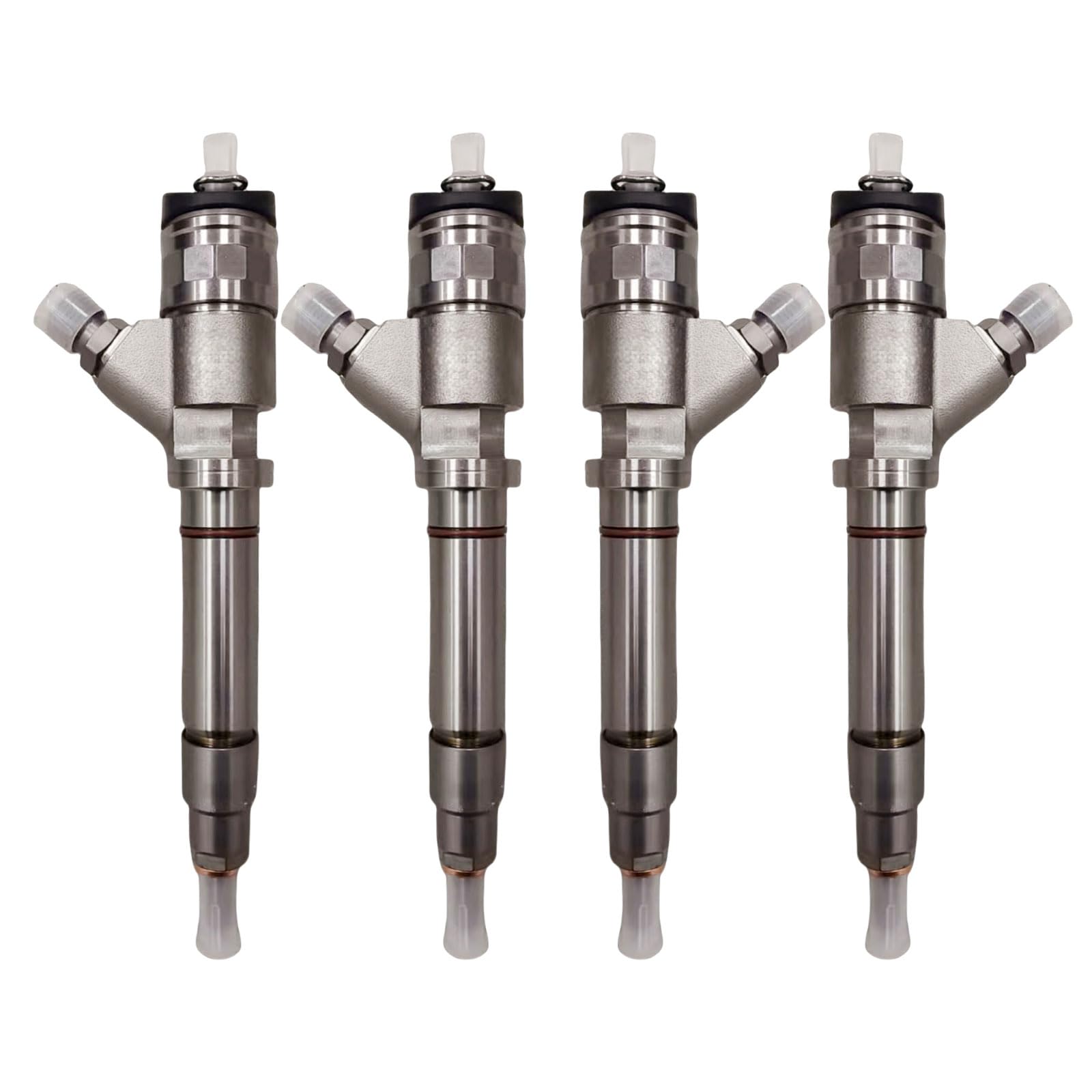 4pcs 97303657 0986435504 0445120027 97780144 Diesel Fuel Injector Fits for GM Chevy 6.6L Duramax LLY Engine Silverado 2500HD 3500 Sierra 2500HD 3500, 2004-2005