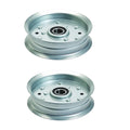 2PCS Flat Idler Pulley GY22082 GY20629 Fits for John Deere LA150 LA175