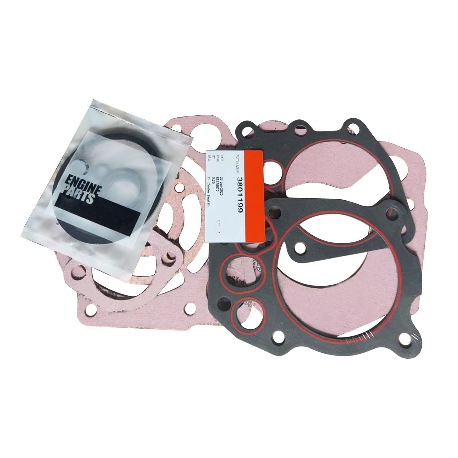 Oil cooler Gasket Set 3801199 Compatible with Cummins NT855 NTA855 Diesel Engine