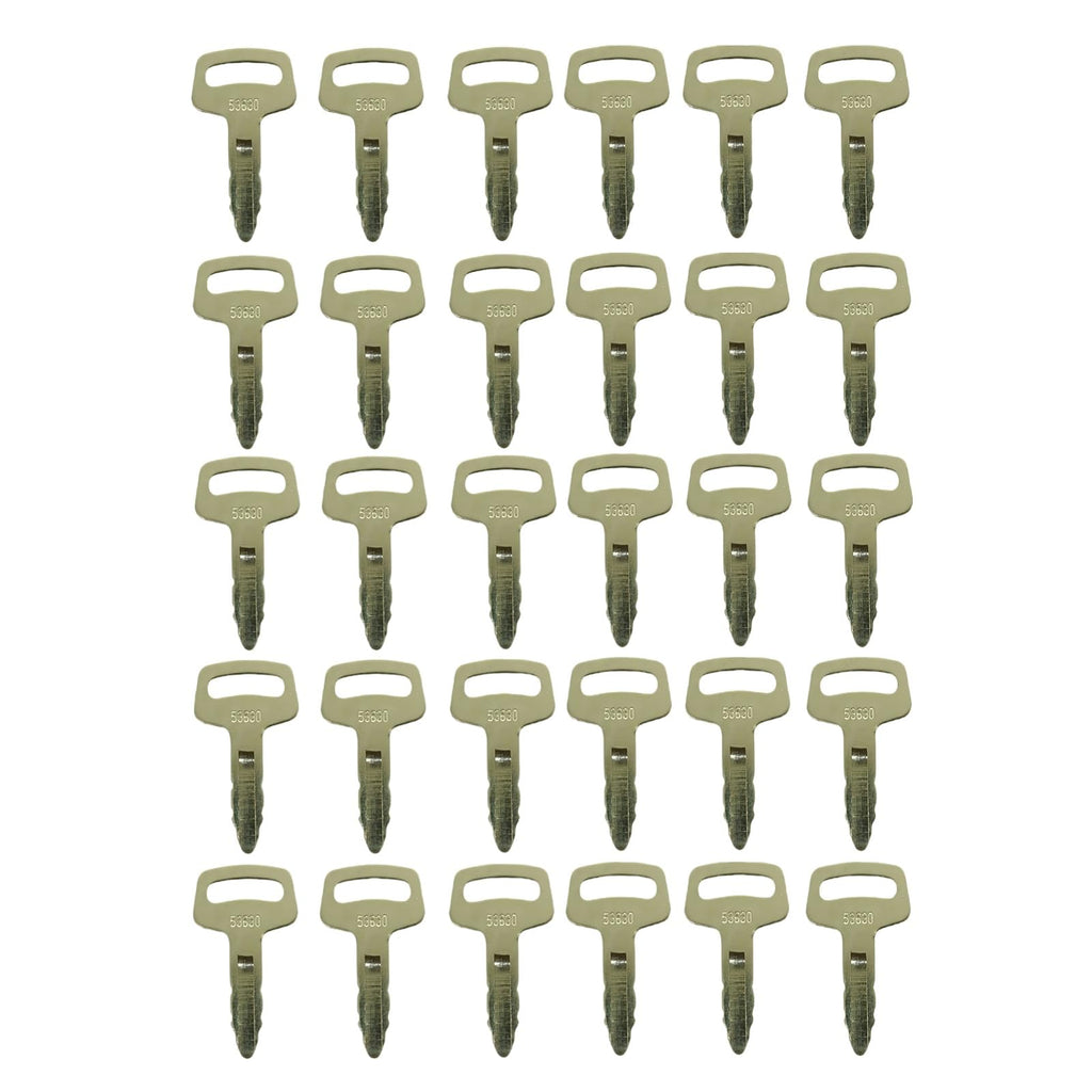 30PCS RC101-53630 Ignition Key Fits for Kubota Excavator