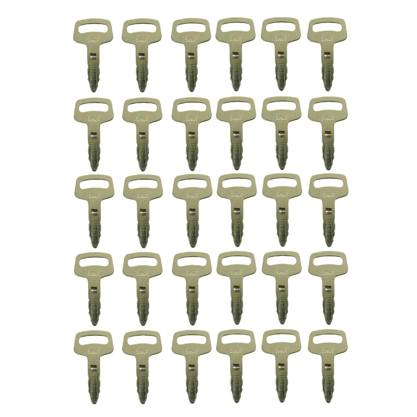 30PCS RC101-53630 Ignition Key Fits for Kubota Excavator