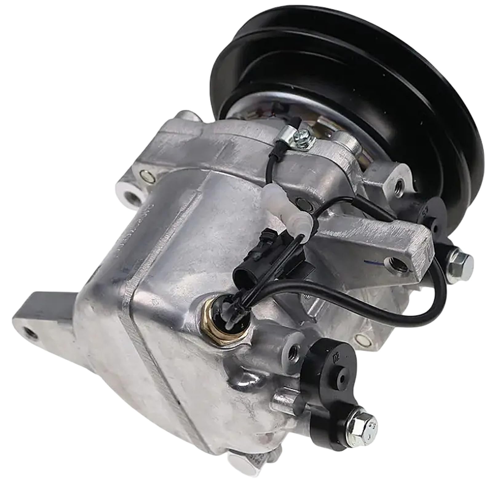 NEW RD451-93900 RD45193900 Air Conditioning Compressor For Kubota Excavator (Round plug)