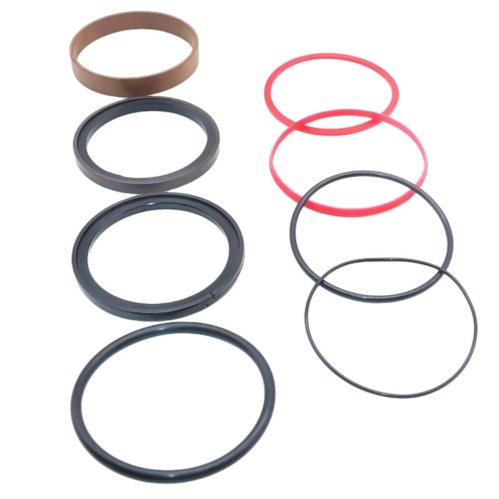 Hydraulic Cylinder Bore Seal Kit AHC22108 Compatible for John Deere Engine 4045 6068 6090 Loader 310E 310K 310SE 310SL 315SL 410L Replacement