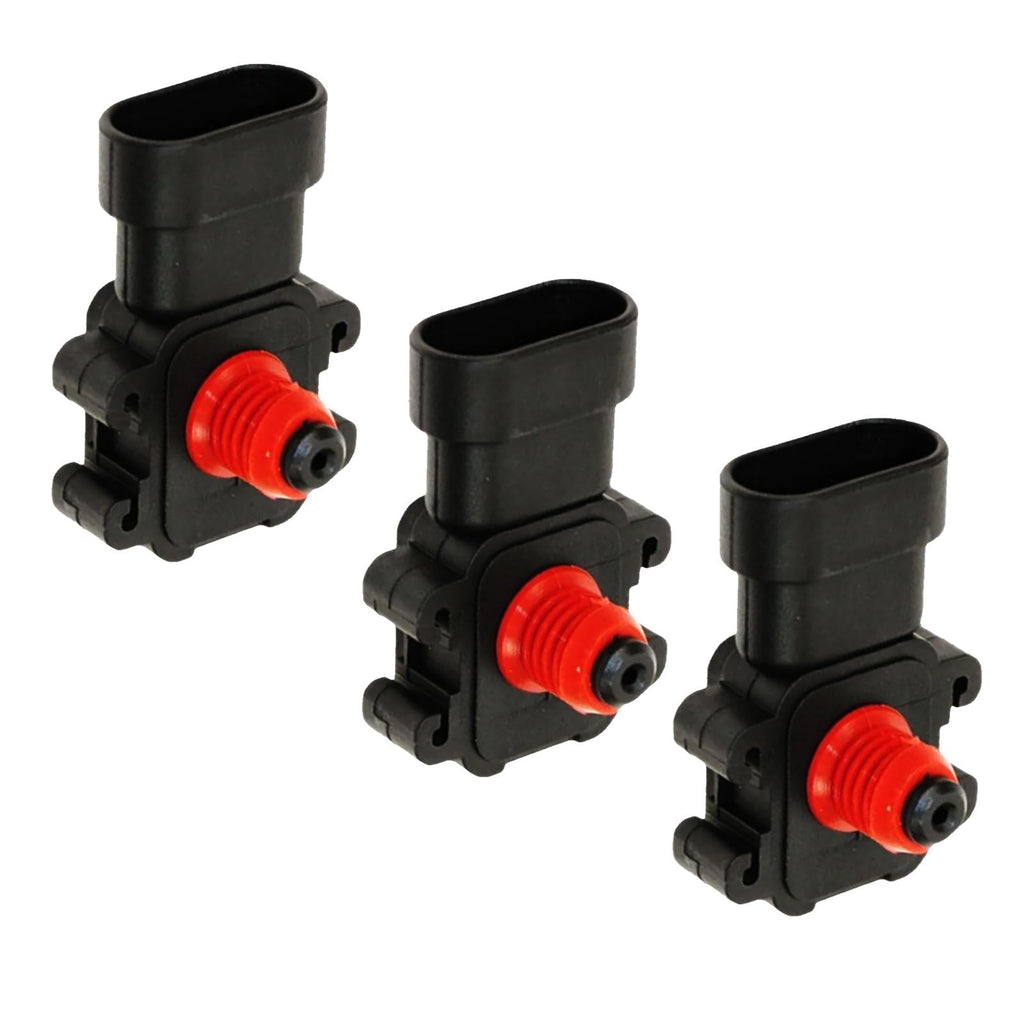 3PCS 16187556 8093594090 Manifold Absolute Pressure Sensor MAP Fits for Chevrolet for Astro 1996-2005 Fits for Cadillac Fits for Buick  Replace parts