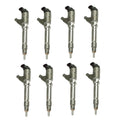 8pcs 0445120042 0986435521 Diesel Fuel Injector Fits for GM Chevy 6.6L Duramax LBZ Engine Savana Express 2500 3500 Silverado Sierra 2500 HD 3500, 2006-2007