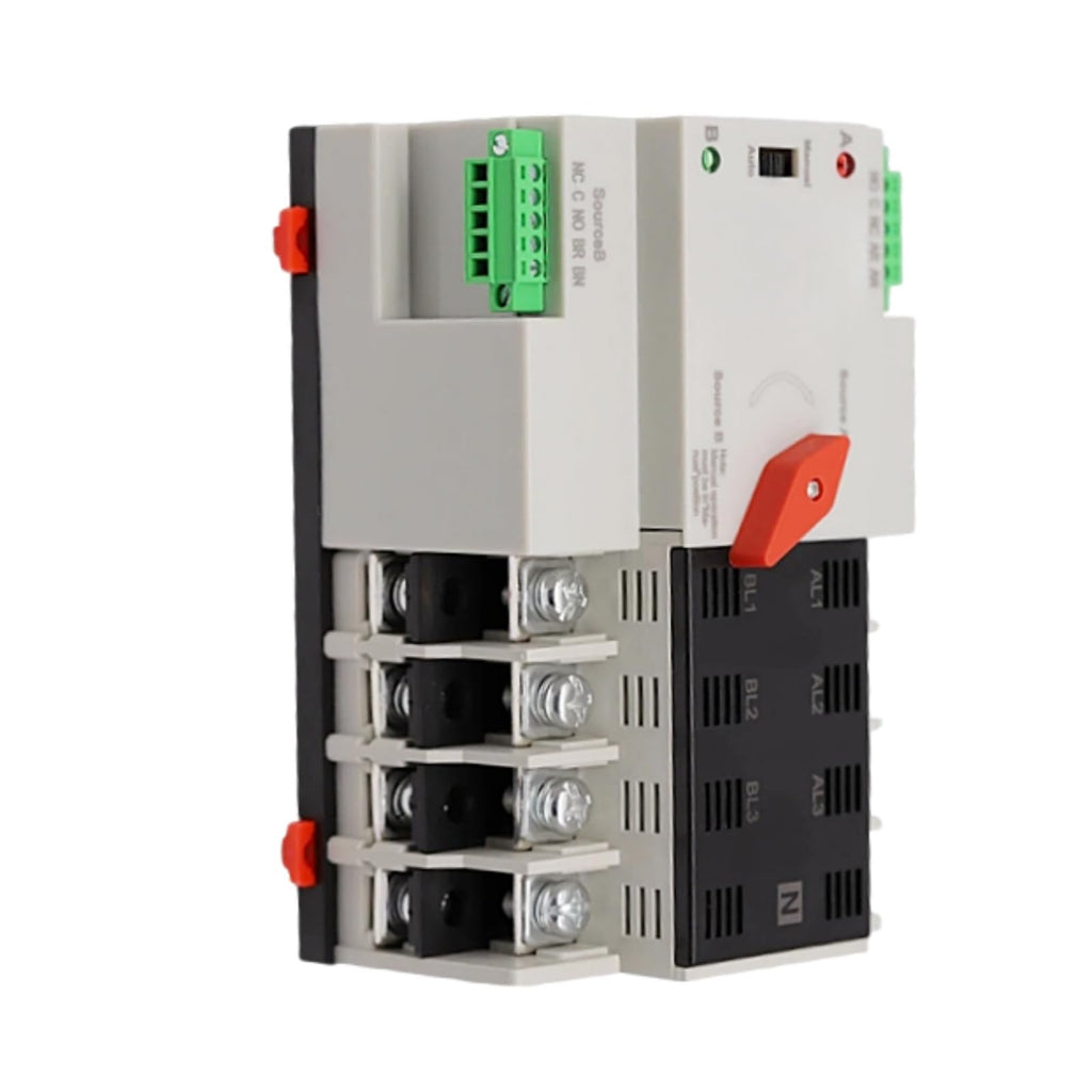 ATS 63A Dual Power Automatic Transfer Switch 4P Fits for Generator Replace parts