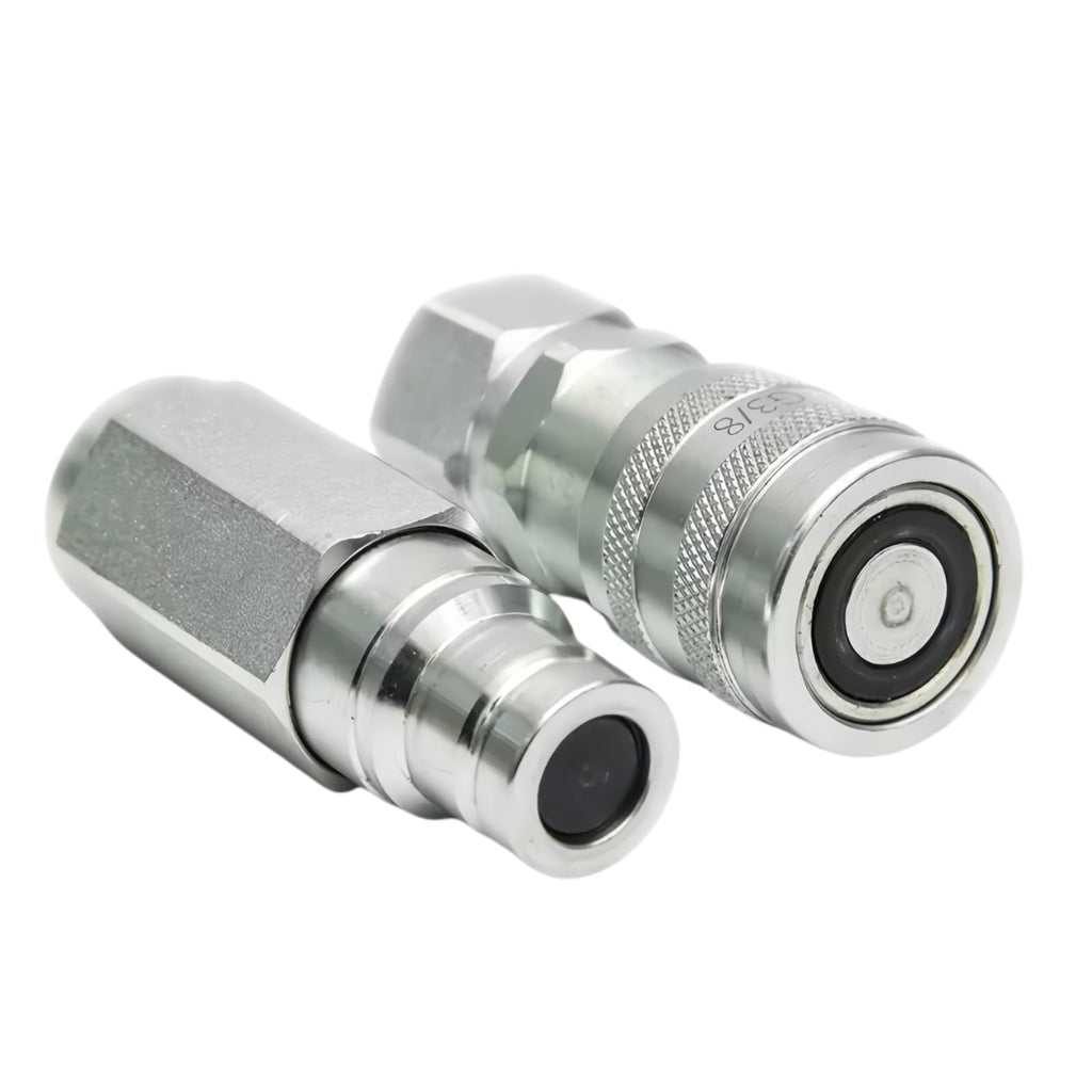 Male & Female Flat Face Coupler Kit 153-2994 153-2995 For Caterpillar CAT Excavator Loader Truck 1532995 1532994