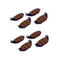 8PCS Rear Brake Pads 06435-K26-921 06435K26921 Fits for Honda for Grom 125 ABS 2014-2023