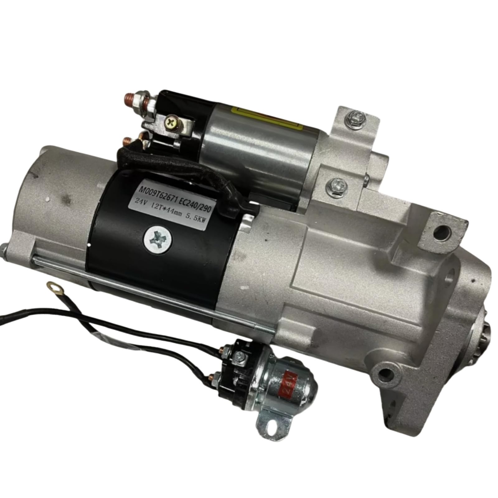M009T62671 24V 12T Starter Motor Fits For Volvo Excavator EC160D EC135B Engine TAD560VE TAD764VE Replace parts