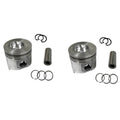2PCS Piston Ring Kit Set 76mm 15221-21110 1522121110 Replacement for Kubota V1500 Engine L2050DT L235DT L2350 L235F Tractor