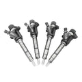 4PCS Diesel Fuel Injector 0445120090 Common Rail Fuel Injector Compatible with Mitsubishi MMC-NFZ & Mercedes-Benz