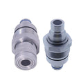 7246802 7246799 1/2 Hydraulic Male & Female Flat Face Quick Connect Coupler Set 48mm Thread Diameter Fits for Bobcat Skid Steer