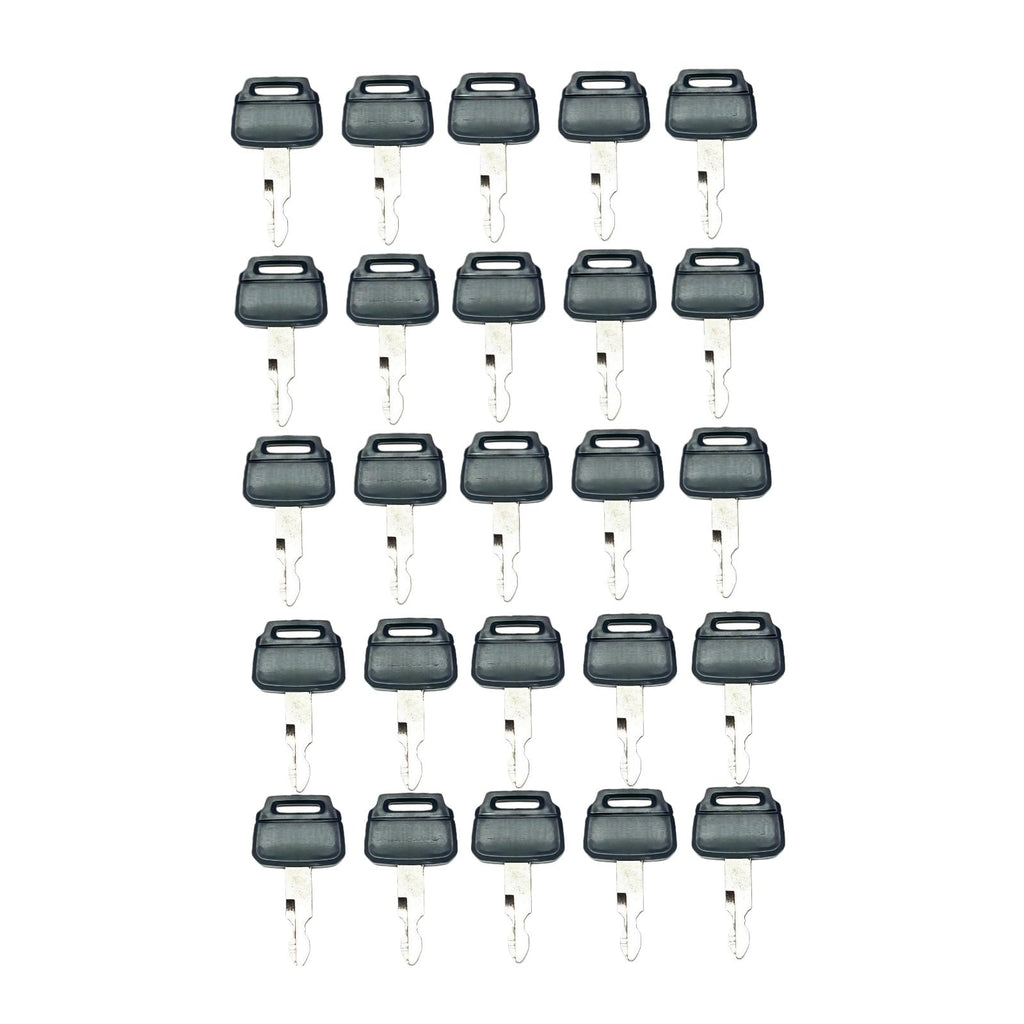 25PCS Ignition Keys Fits for Case Excavator for Kawasaki Wheel for Loaders for Gehl Yutani