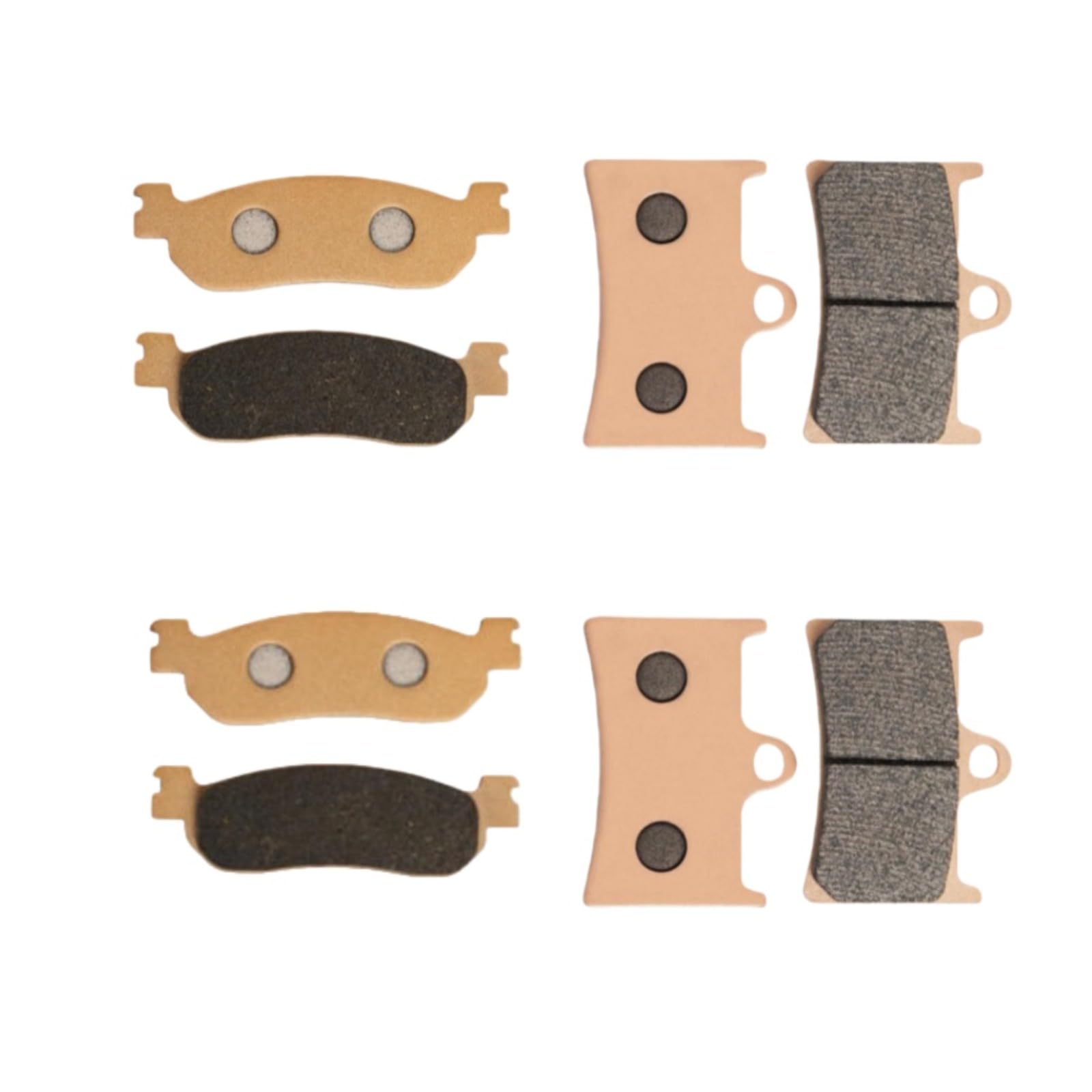 Front + Rear Sintered Brake Pads Fits for Yamaha R6 YZF-R6 2003-2018